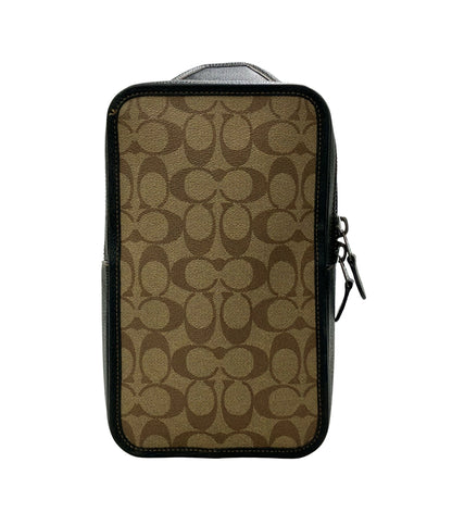 美品 COACH ボディバッグ シグネチャー C9865 メンズ コーチ