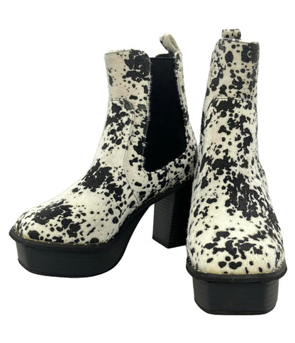 ページボーイ サイドゴアブーツ チャンキーヒール レディース SIZE S PAGEBOY