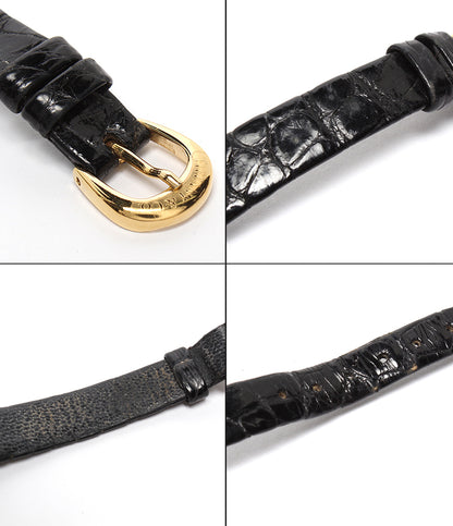 Tiffany & Co. 腕時計 18K 750 アトラスラウンドウォッチ クオーツ ゴールド L0630 レディース ティファニー