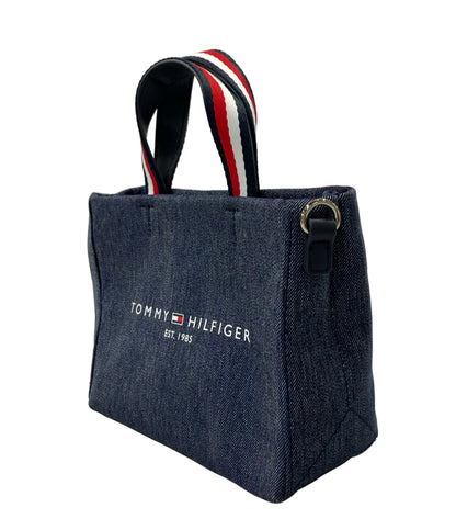 美品 TOMMY HILFIGER 2way バンドバッグ ショルダーバッグ 斜め掛け レディース トミーヒルフィガー