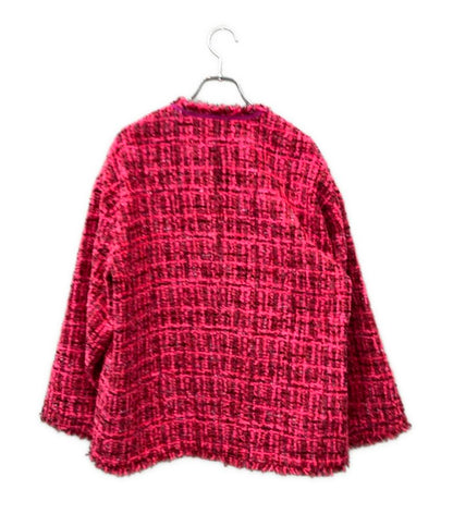 Drawer ノーカラージャケット フリンジツイードジャケット 6522-299-0690 レディース SIZE 38 (M) ドゥロワー