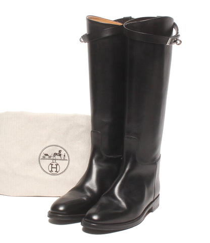 HERMES ロングブーツ ジャンピング ケリー レディース SIZE 36 1/2 エルメス