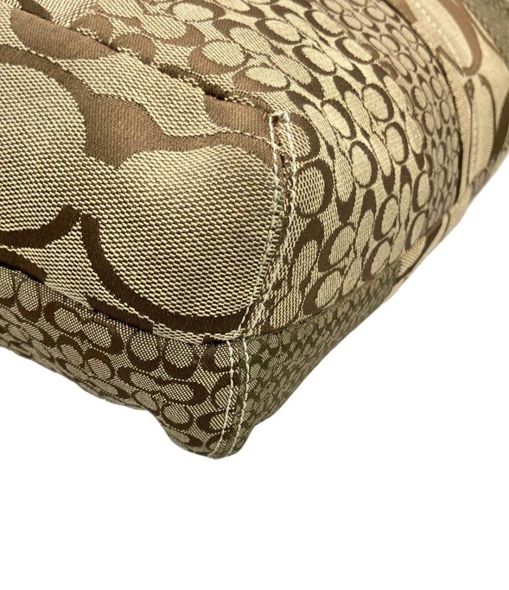 COACH トートバッグ パッチワーク ナイロン キャンバス シグネチャー 10089 レディース コーチ