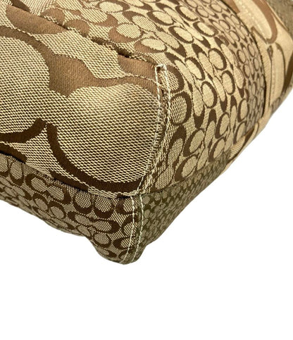 COACH トートバッグ パッチワーク ナイロン キャンバス シグネチャー 10089 レディース コーチ