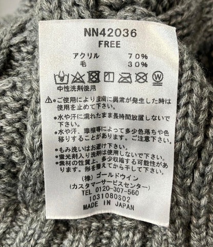 美品 ザ・ノースフェイス ケーブルビーニー ニット帽 NN42036 メンズ SIZE F THE NORTH FACE