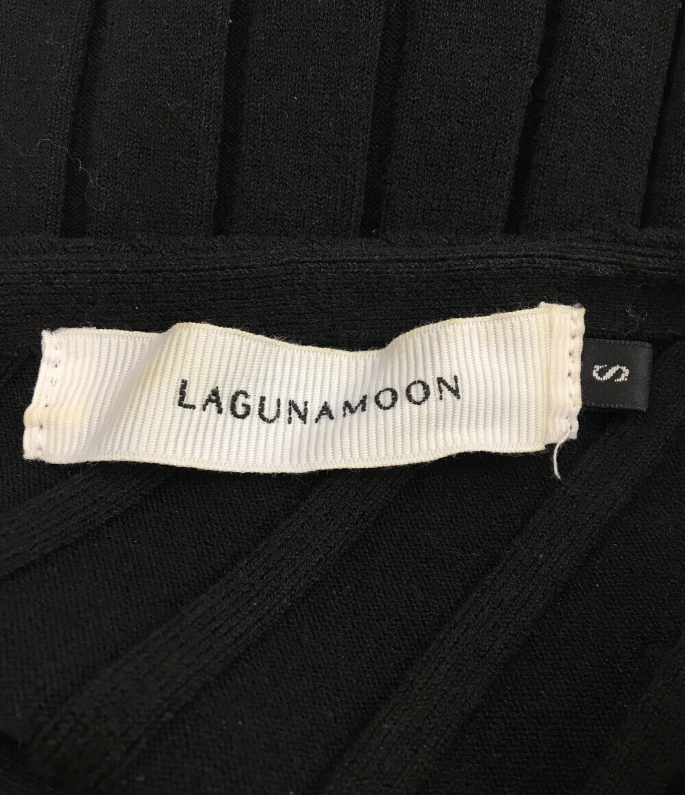 ラグナムーン  バイカラーリブニットノースリーブワンピース      レディース SIZE S (S) LAGUNAMOON