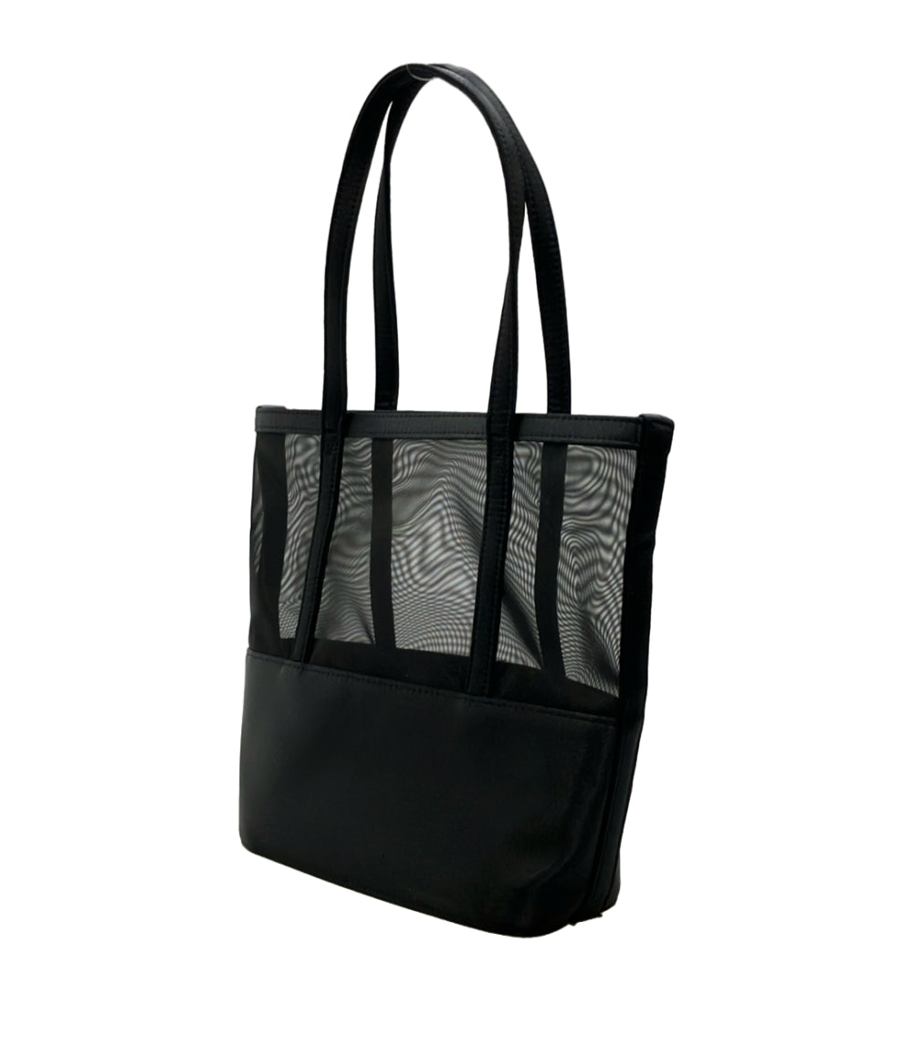 美品 LANVIN ショルダーバッグ ハンドバッグ 肩掛け メッシュ レディース ランバン