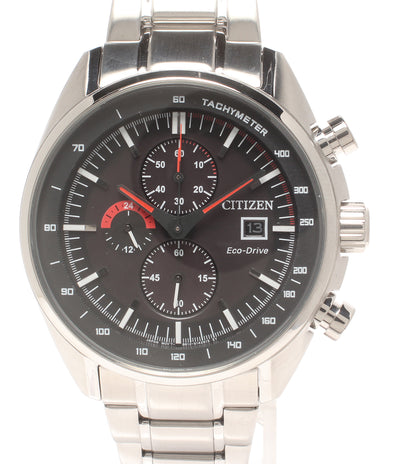 美品 CITIZEN 腕時計 ソーラー ブラック B612-S104394 メンズ シチズン