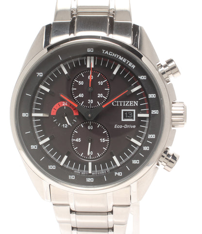 美品 CITIZEN 腕時計 ソーラー ブラック B612-S104394 メンズ シチズン