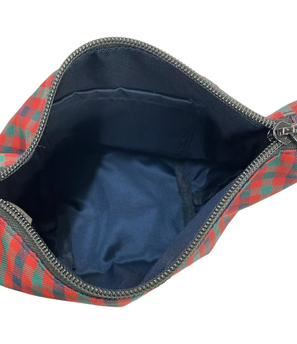 美品 Familiar ショルダーバッグ ポシェット 斜め掛け ナイロン レディース ファミリア