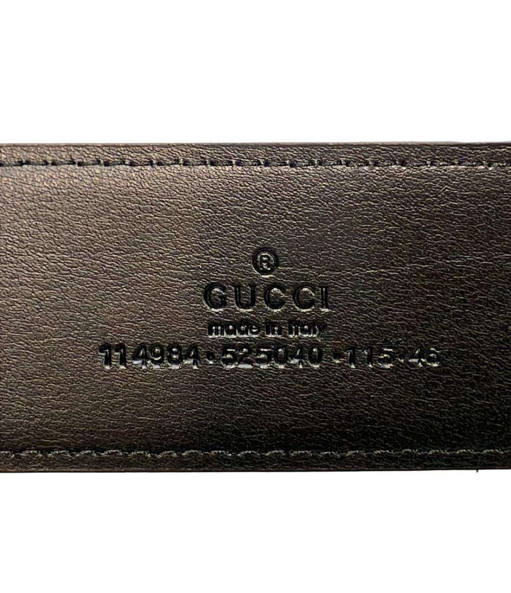 GUCCI ベルト グッチシマ インターロッキングG 114984 525040 11546 メンズ グッチ