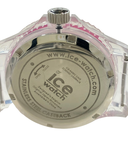 美品 ice watch 腕時計 クオーツ ピンク メンズ アイスウォッチ