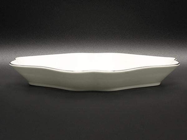 WEDGWOOD ダイヤディッシュ 皿 22cm インタグリオ プラチナ ウエッジウッド