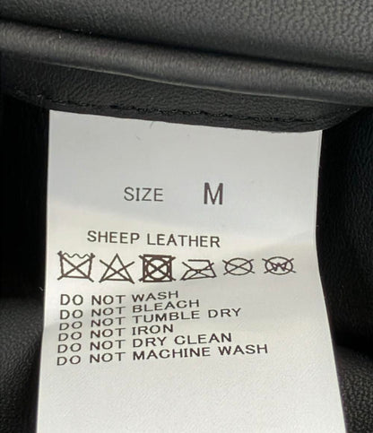 美品 トゥモローランド レザーテーラードジャケット メンズ SIZE M TOMORROWLAND