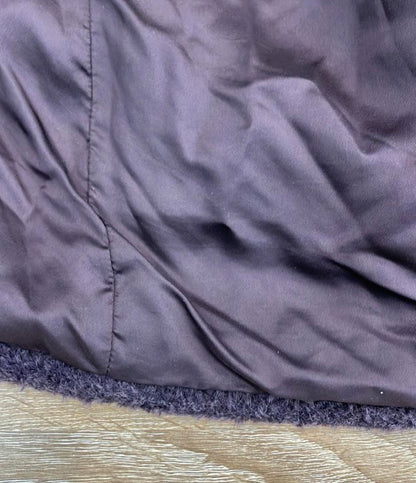 MAX MARA STUDIO チェスターコート アルパカ パープル ミセス エレガンス レディース SIZE 38 (S) マックスマーラ ステュディオ