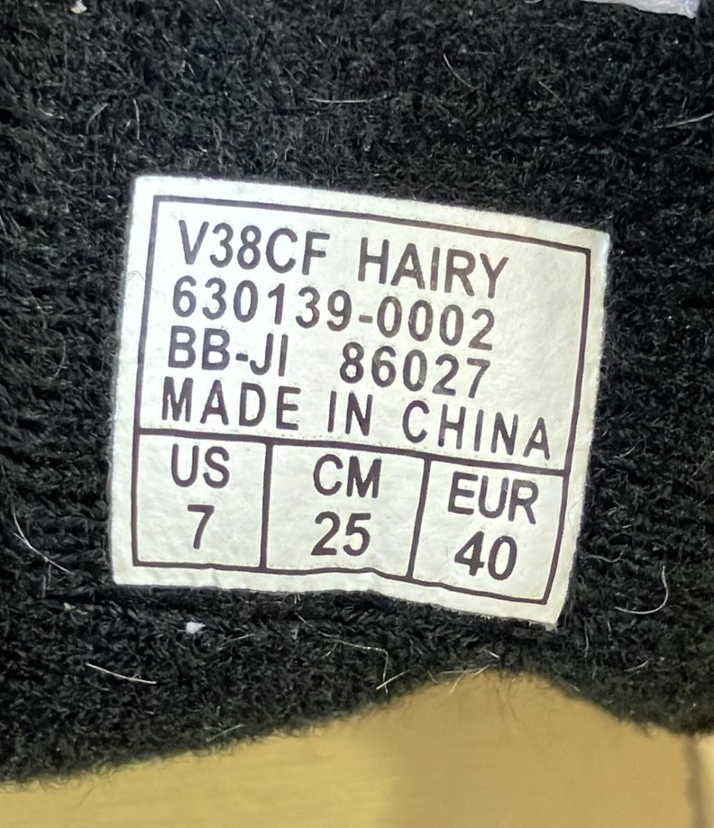 美品 バンズ ハイカットスニーカー ヘアリーファー レディース SIZE 25.0 (XL) VANS