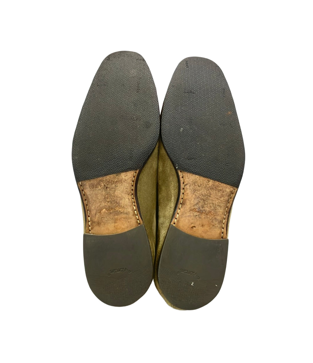 LOUIS VUITTON ローファー スエード メンズ SIZE 7 (26cm) ルイ