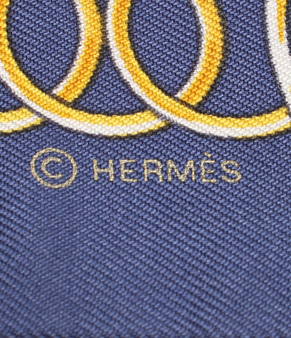 美品 HERMES スカーフ シルク100％ ツイリー レディース エルメス
