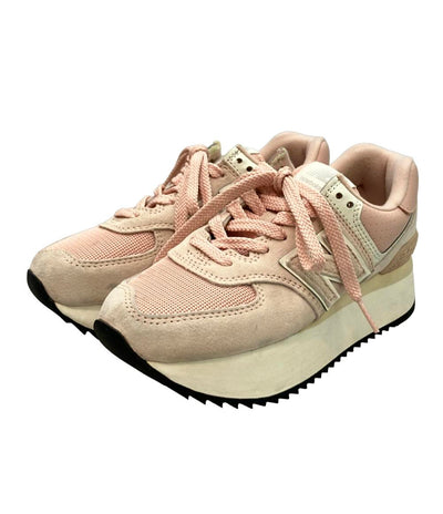 NEW BALANCE ローカット厚底スニーカー WL574ZAC レディース SIZE 22.5 (S) ニューバランス