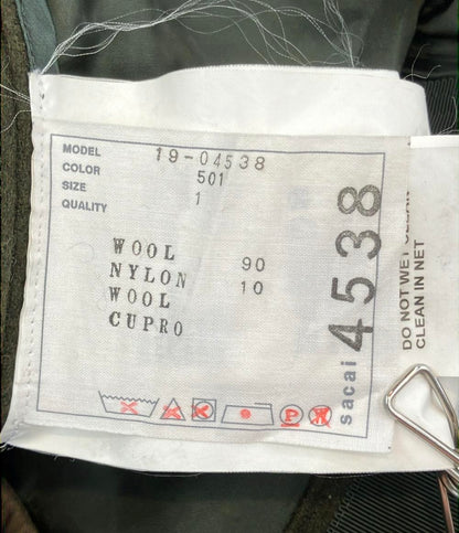 Sacai ウールパンツ スラックス 19-04538 レディース SIZE 1 (M) サカイ