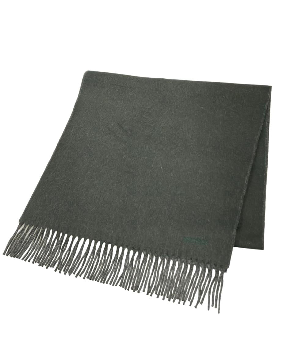 美品 HERMES マフラー カシミヤ100% リバーシブル メンズ レディース エルメス