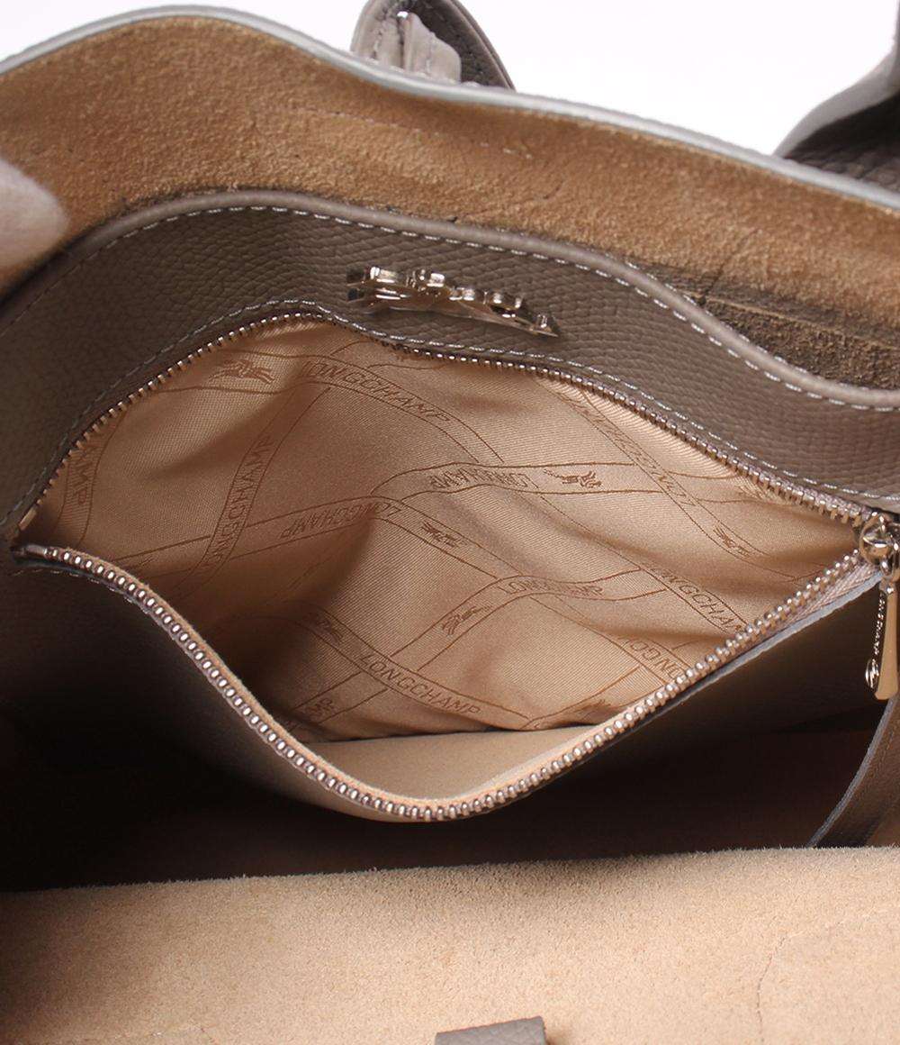 美品 Longchamp 2wayトートバッグ ショルダーバッグ 斜め掛け クロスボディ ロゾ M レディース ロンシャン