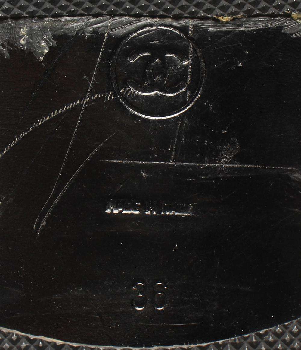 シャネル ドレスシューズ レースアップシューズ ウイングチップ レディース SIZE 36 (M) CHANEL