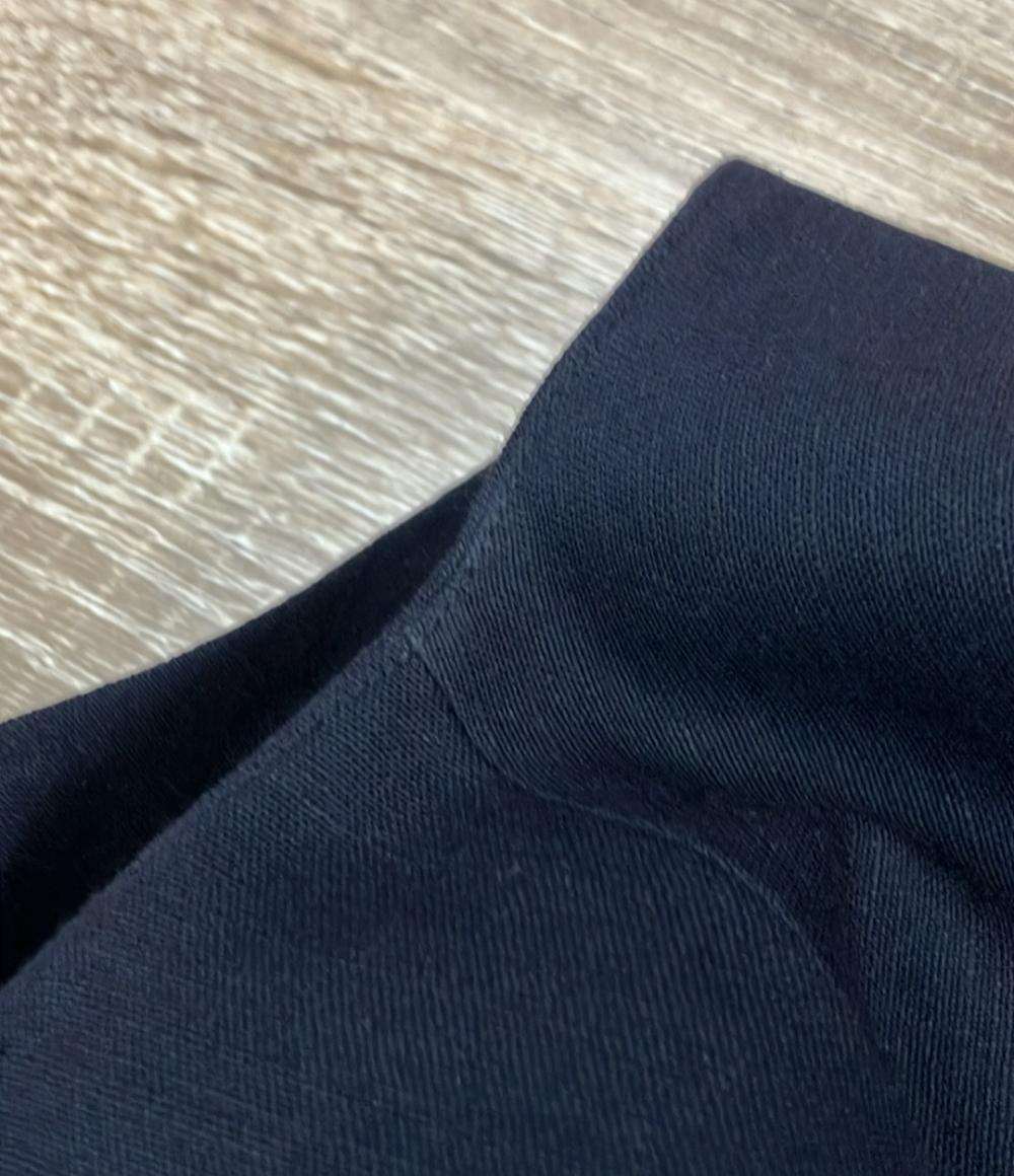 Drawer ノースリーブワンピース リネン混 ロング Aライン 22SS 6526-234-1288 レディース ドゥロワー