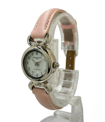 ALESSANDRA OLLA 腕時計 クオーツ ホワイト レディース アレサンドラオーラ