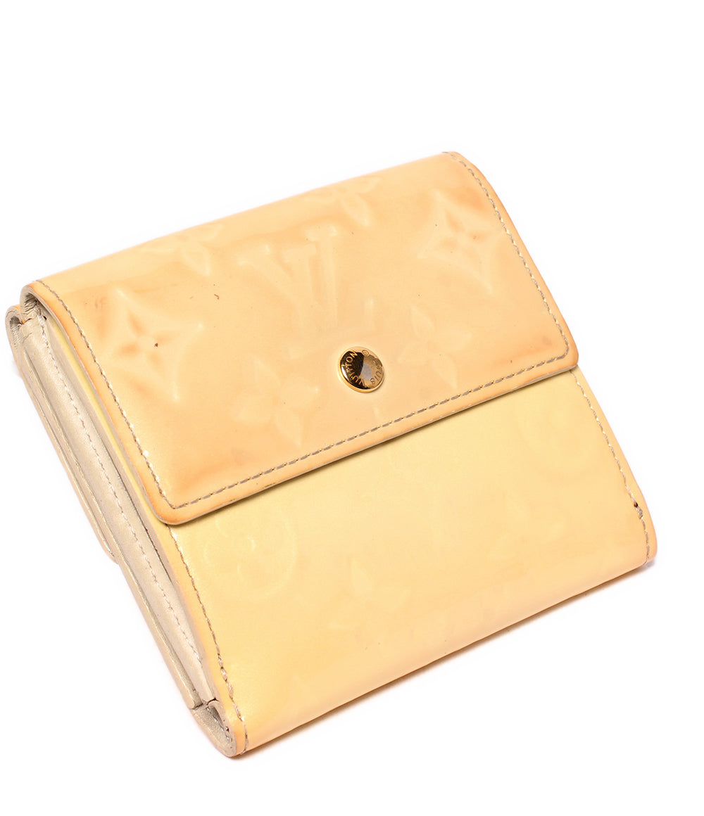 LOUIS VUITTON Wホック二つ折り財布 ポルトフォイユ エリーズ ヴェルニ M91349 レディース ルイ・ヴィトン