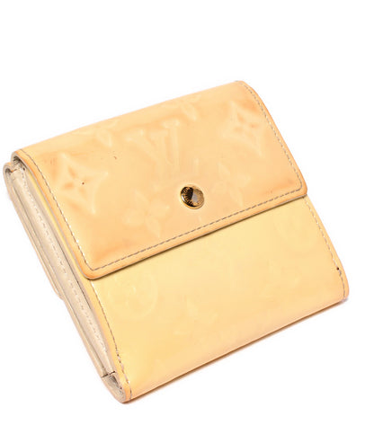 LOUIS VUITTON Wホック二つ折り財布 ポルトフォイユ エリーズ ヴェルニ M91349 レディース ルイ・ヴィトン