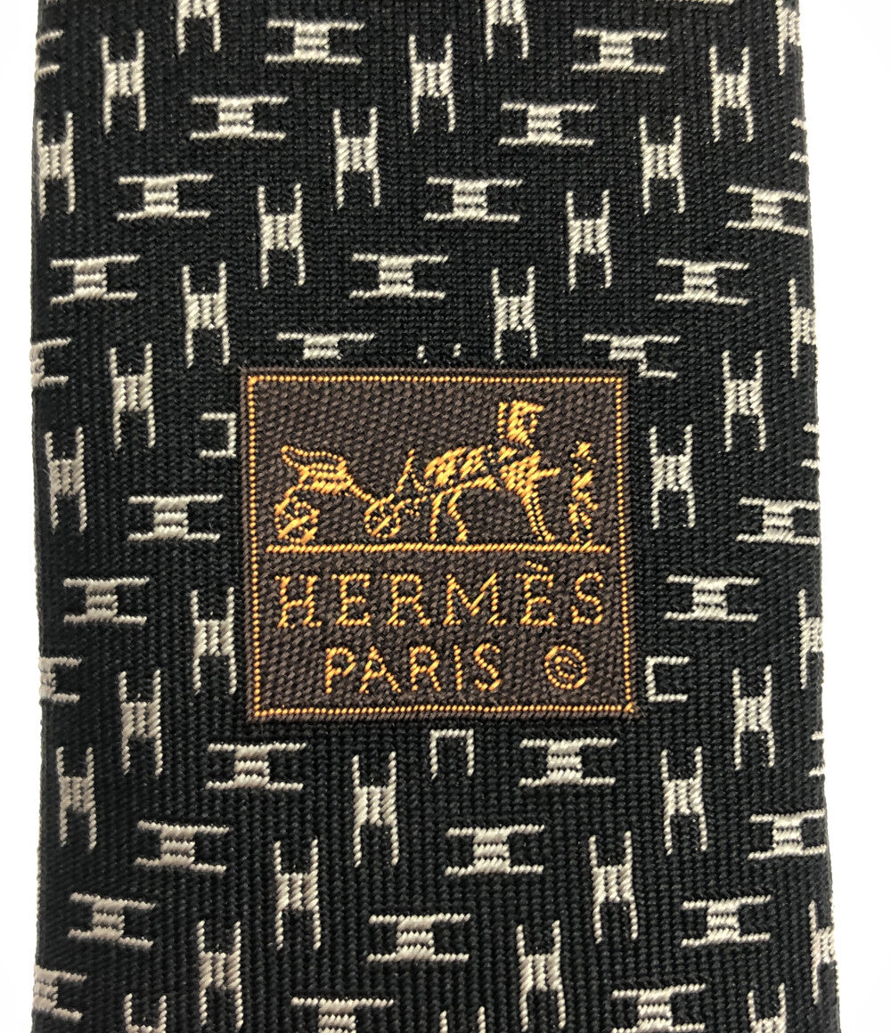 エルメス  ネクタイ シルク100％ H柄      メンズ  (複数サイズ) HERMES