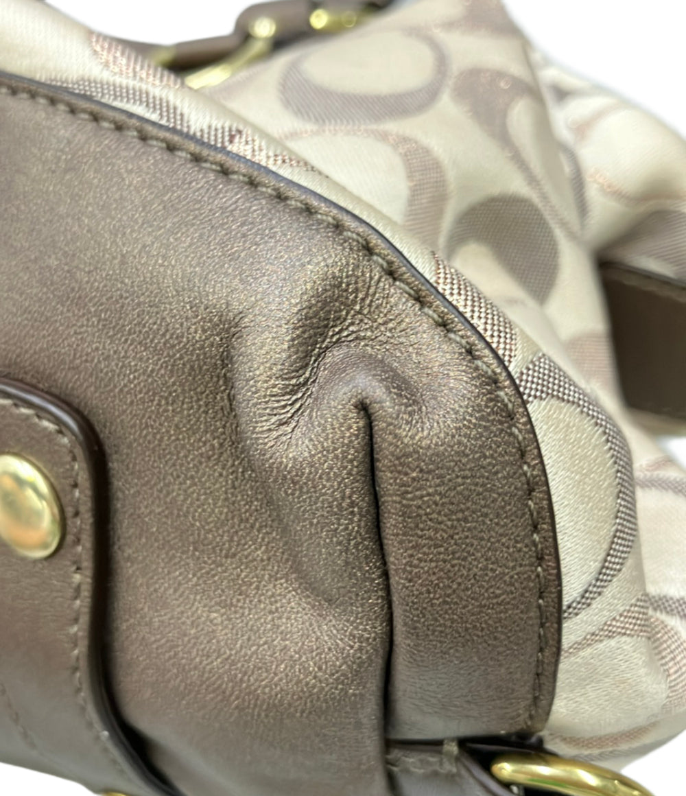 COACH 2way ハンドバッグ ショルダーバッグ 肩掛け シグネチャー レディース コーチ