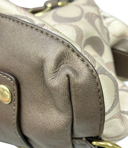 COACH 2way ハンドバッグ ショルダーバッグ 肩掛け シグネチャー レディース コーチ