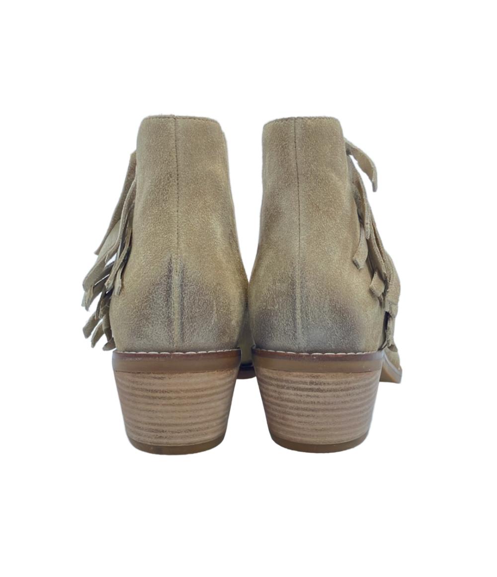 訳あり コールハーン ショートブーツ フリンジ レディース SIZE 7 1/2 B (L) COLE HAAN