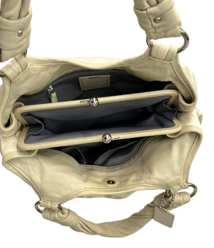 コーチ トートバッグ ショルダーバッグ 肩掛け キャンバス レザー オプアート 13441 レディース COACH