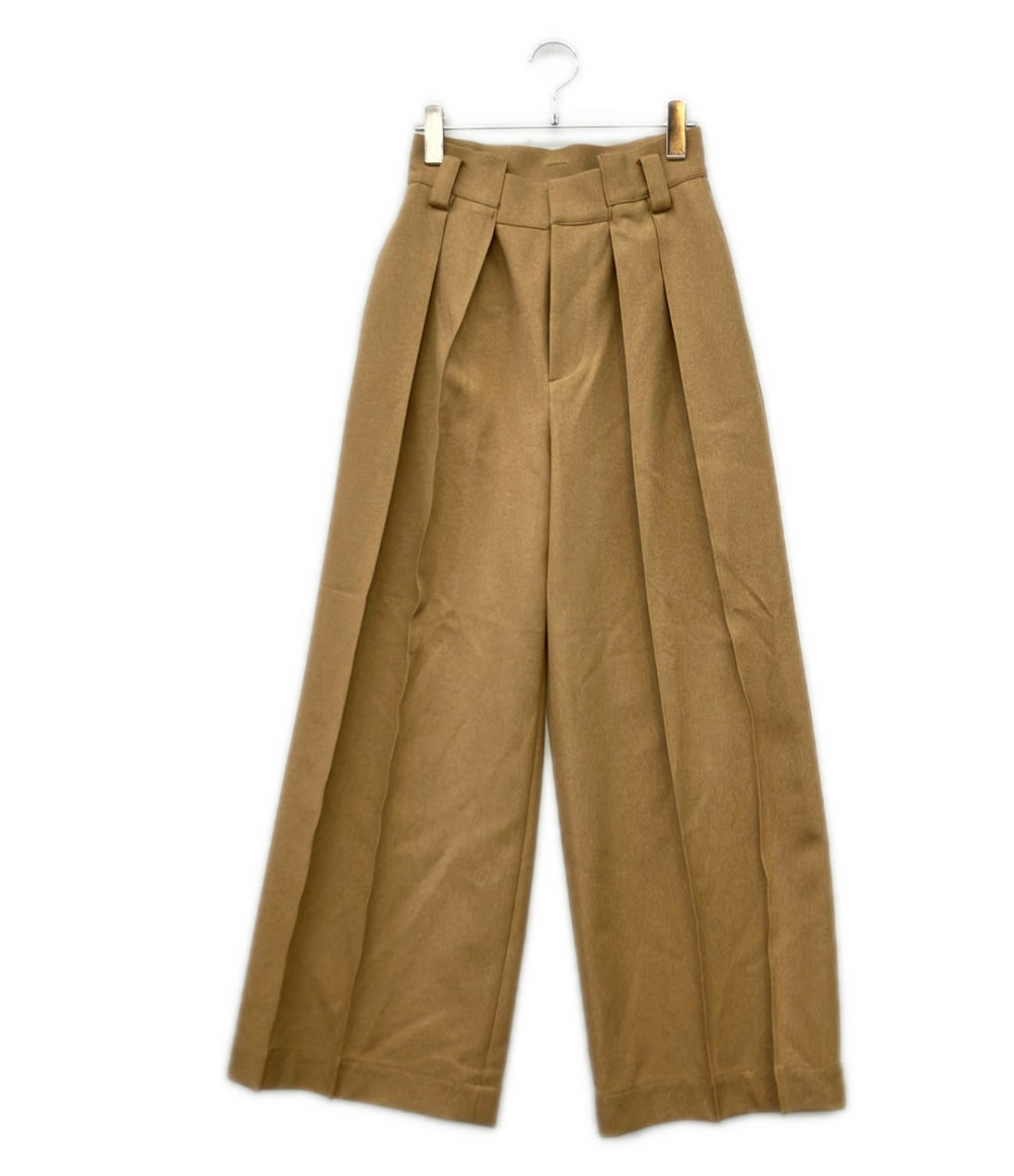 Cygne ハイウエスト タック ワイドパンツ レディース SIZE 00 (XS) シーニュ