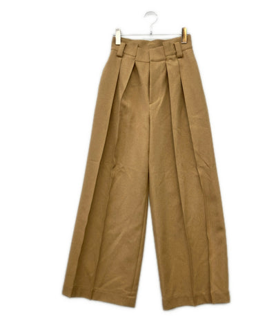 Cygne ハイウエスト タック ワイドパンツ レディース SIZE 00 (XS) シーニュ