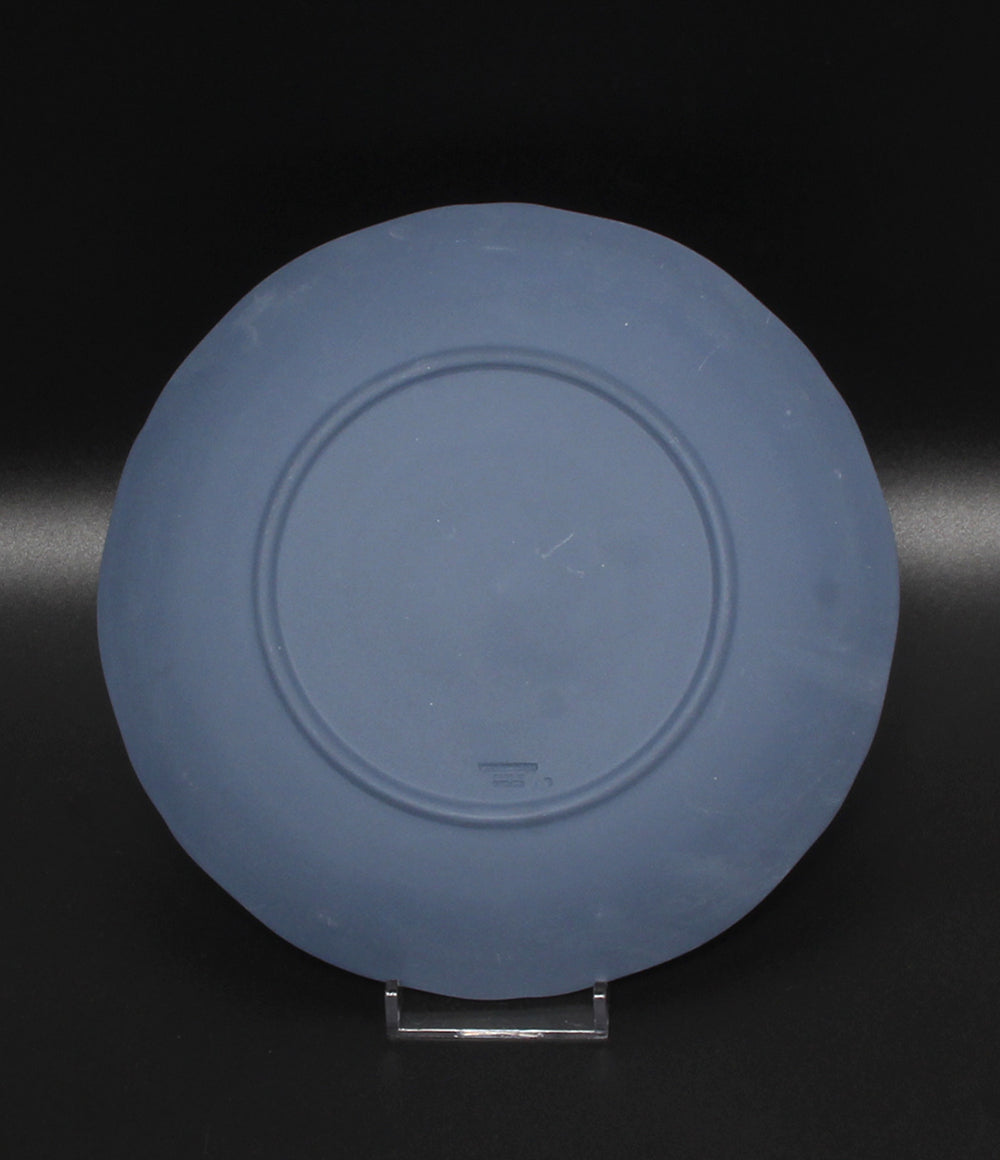 WEDGWOOD イヤープレート 飾り皿 18cm 2004 ジャスパー ポートランドブルー ウエッジウッド
