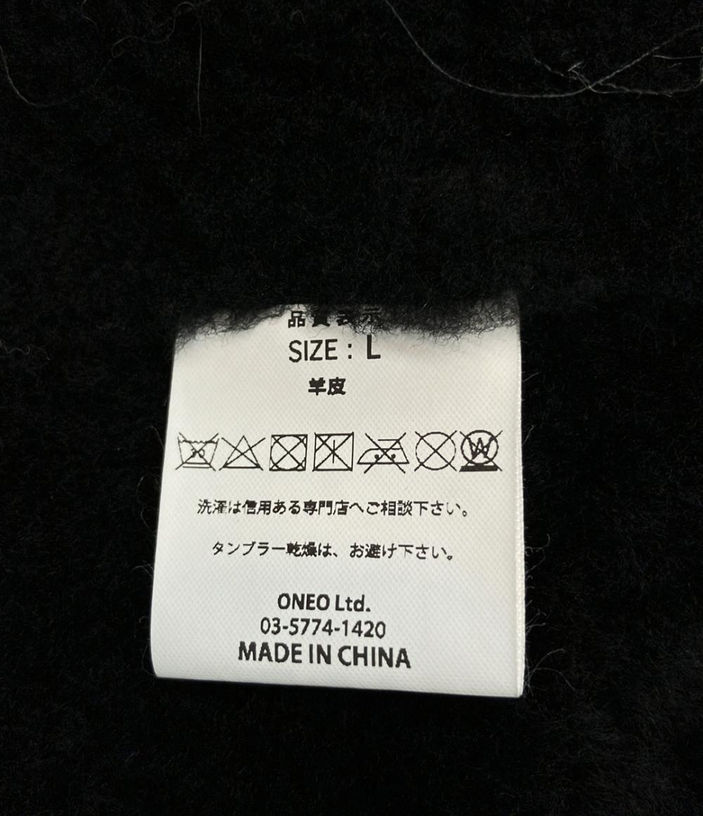 EQUALAND -TRUST AND INTIMATE- ムートンコート パッチワーク タグ付き メンズ SIZE L イコーランド-トラスト アンド インティメイト-