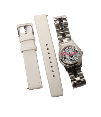 MARC BY MARC JACOBS 腕時計 10周年記念限定モデル スカル柄 クオーツ MBM9028 レディース マークバイマークジェイコブス