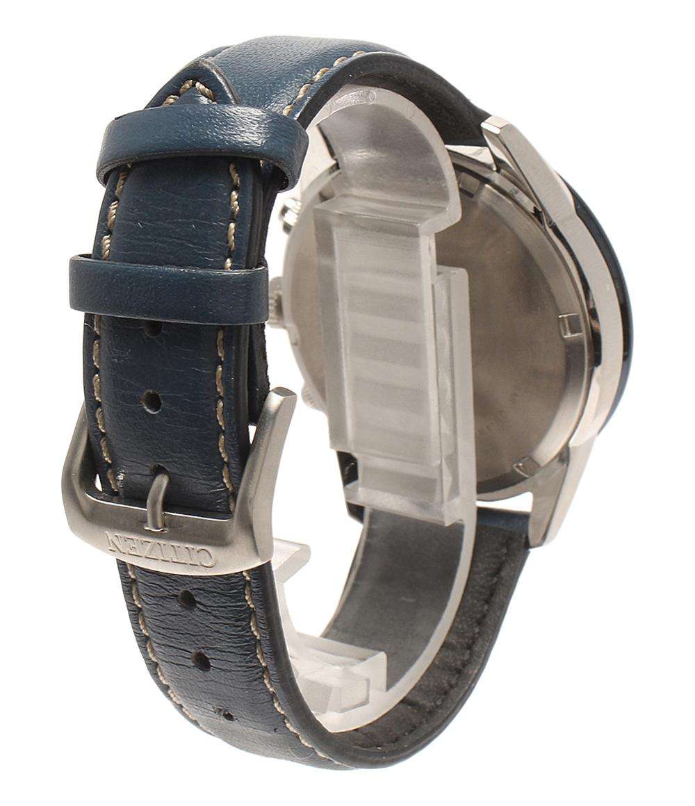 CITIZEN 腕時計 ソーラー ネイビー E820-S097622 メンズ シチズン