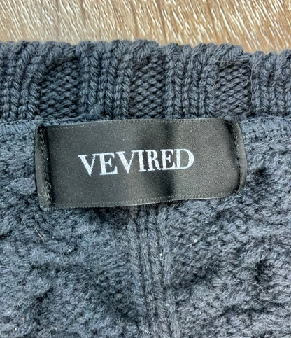 VEVIRED 長袖ニット ドッキング シソラス 821196 レディース SIZE F (M) ヴェビレッド