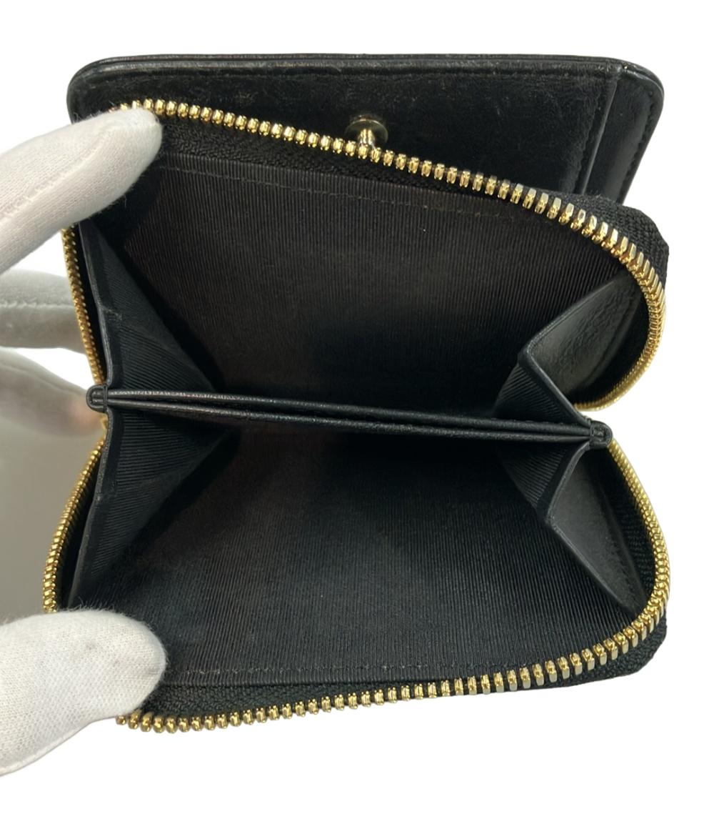 agnes b. ラウンドファスナー 二つ折り財布 レディース アニエスベー