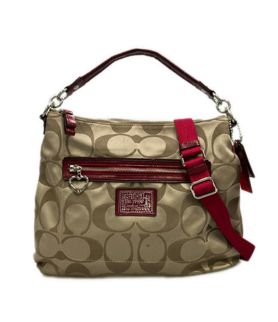 COACH 2way ショルダーバッグ 肩掛け 斜め掛け シグネチャー F20064 レディース コーチ