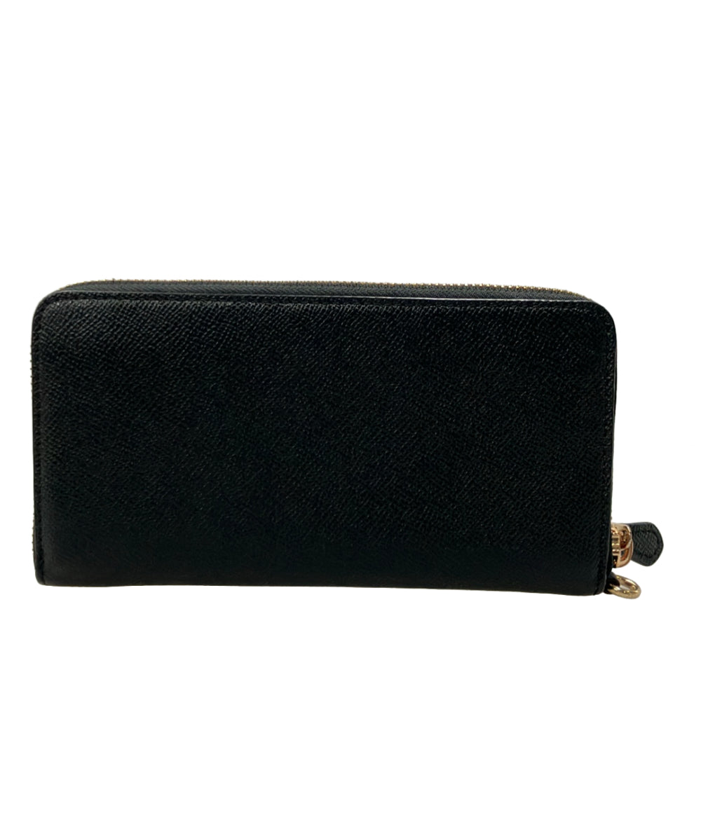 COACH ラウンドファスナー長財布 PVC キャンバス レザー シグネチャー F76971 レディース コーチ