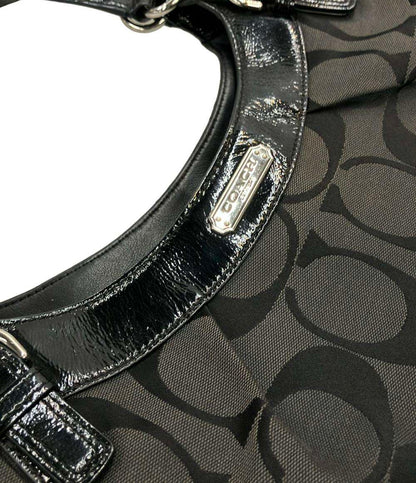 コーチ ショルダーバッグ 肩掛け キャンバス レザー シグネチャー F19251 レディース COACH