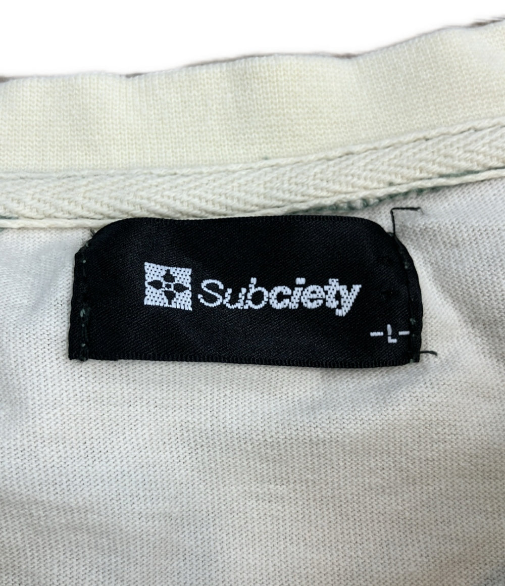 サブサエティ 半袖Tシャツ メンズ SIZE L Subciety