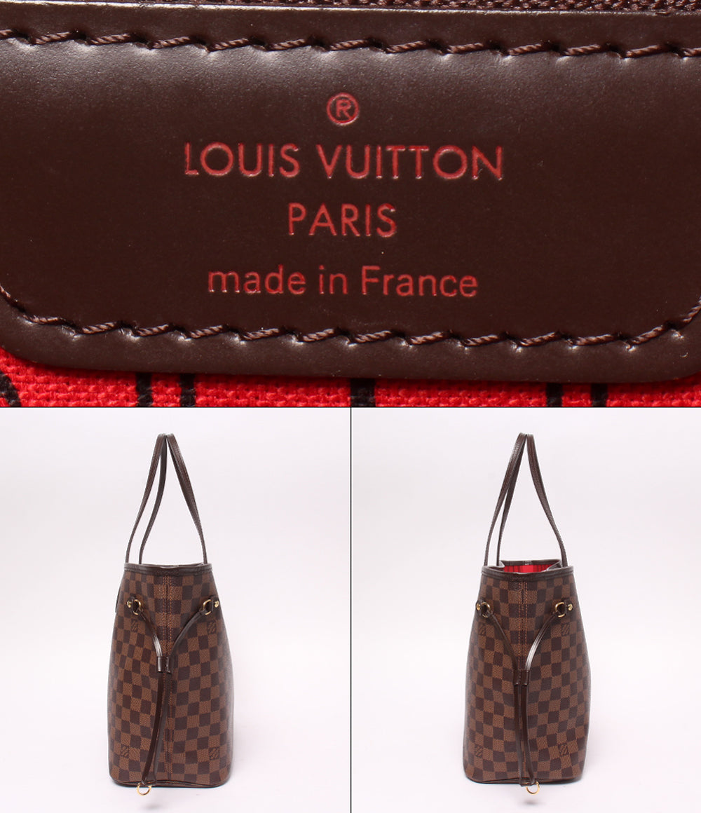 LOUIS VUITTON トートバッグ ショルダーバッグ 肩掛け ネヴァーフル MM ダミエ エベヌ N51105 レディース ルイ・ヴィトン