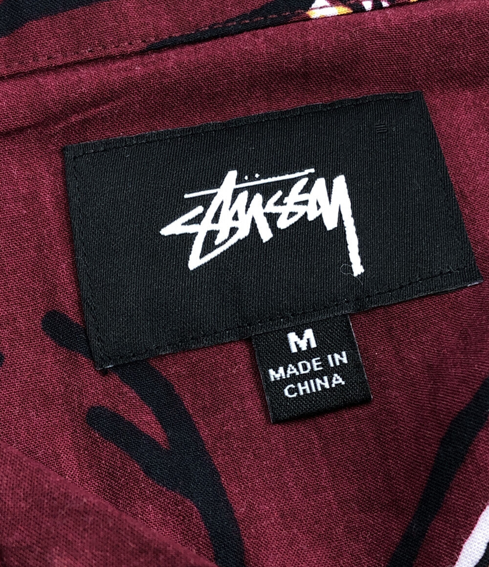 ステューシー  長袖オープンカラーシャツ 蝶      メンズ SIZE M (M) STUSSY